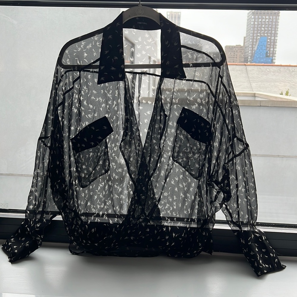 Funktional Silk Fold Top